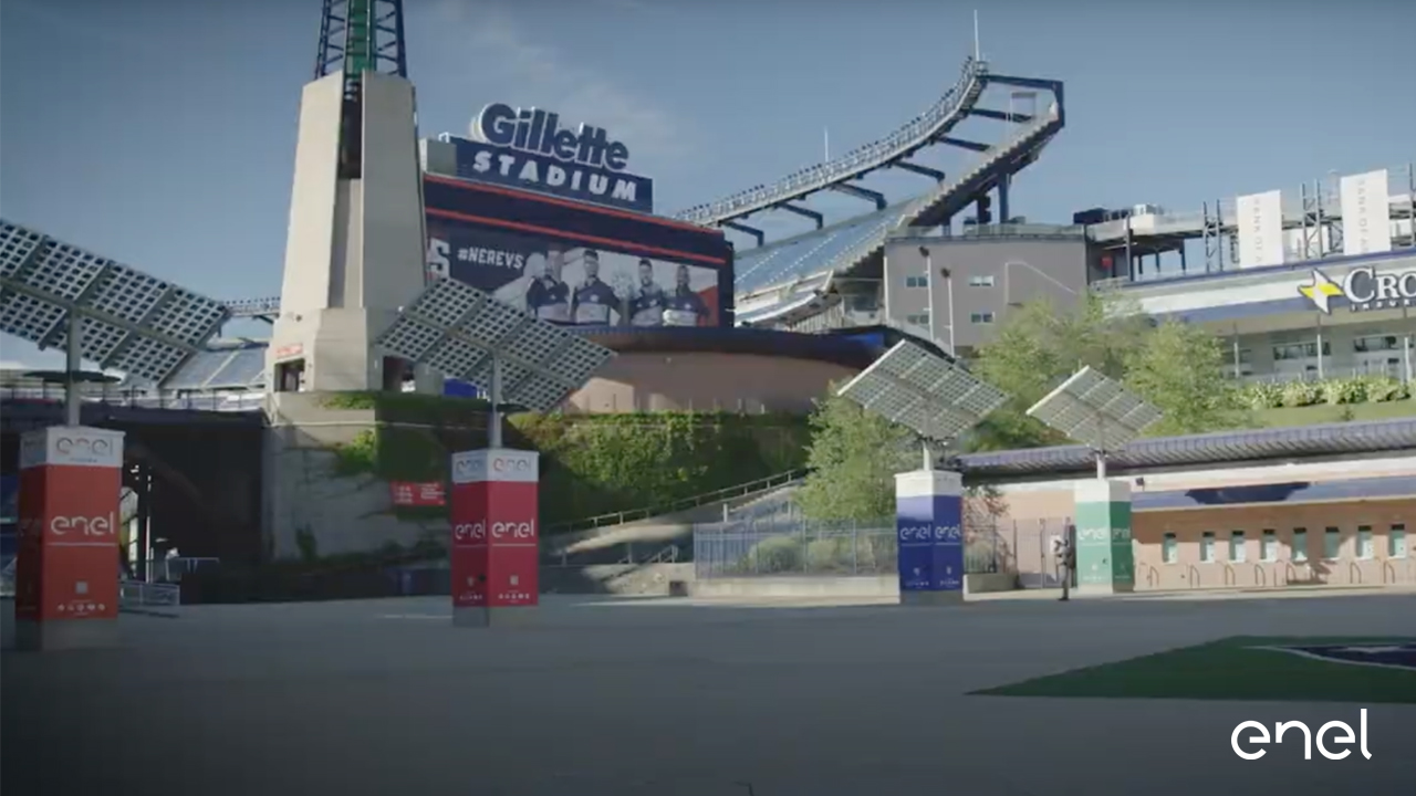 How Gillette Stadium is turning green