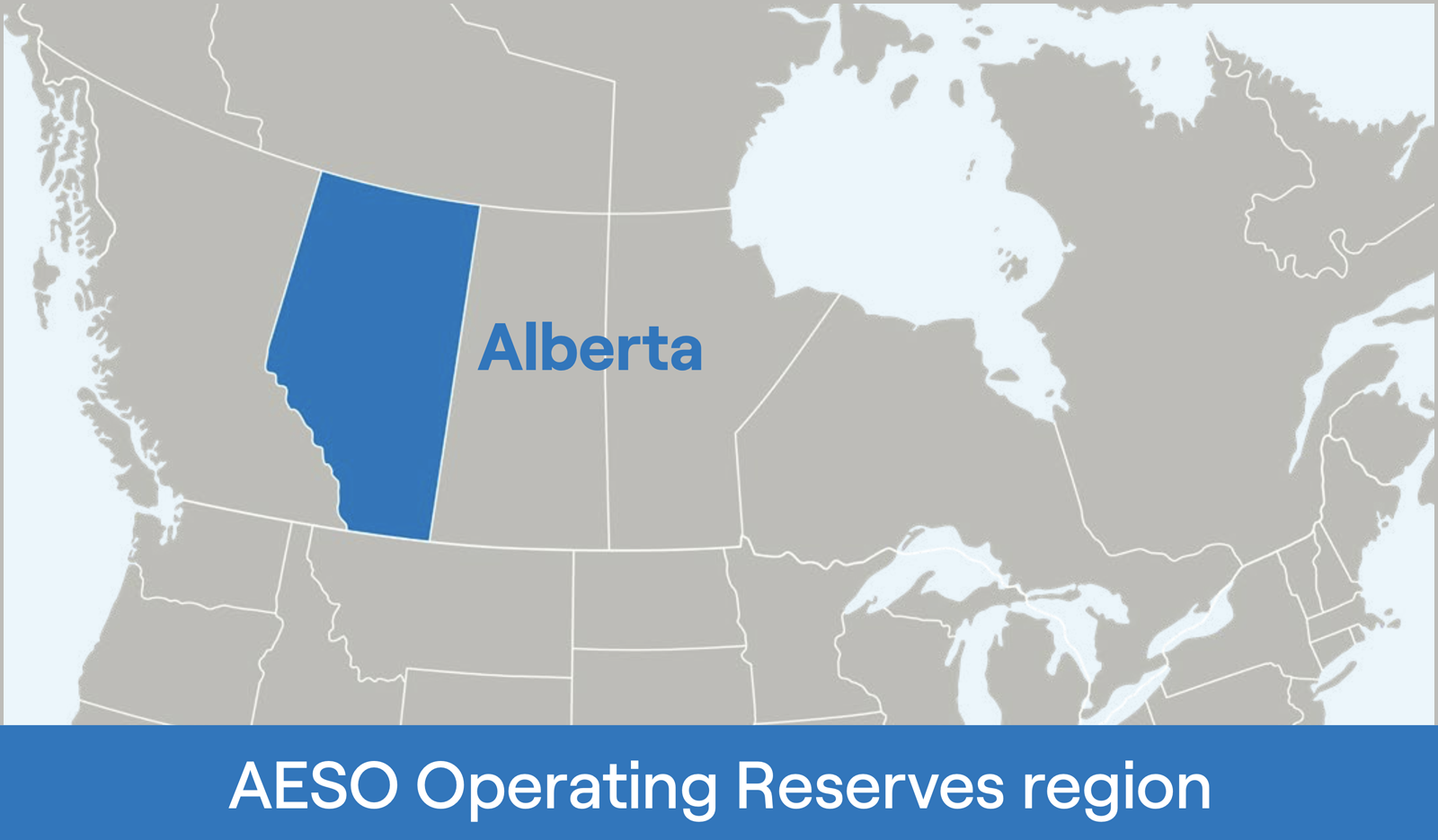 Alberta Demand Response territory map