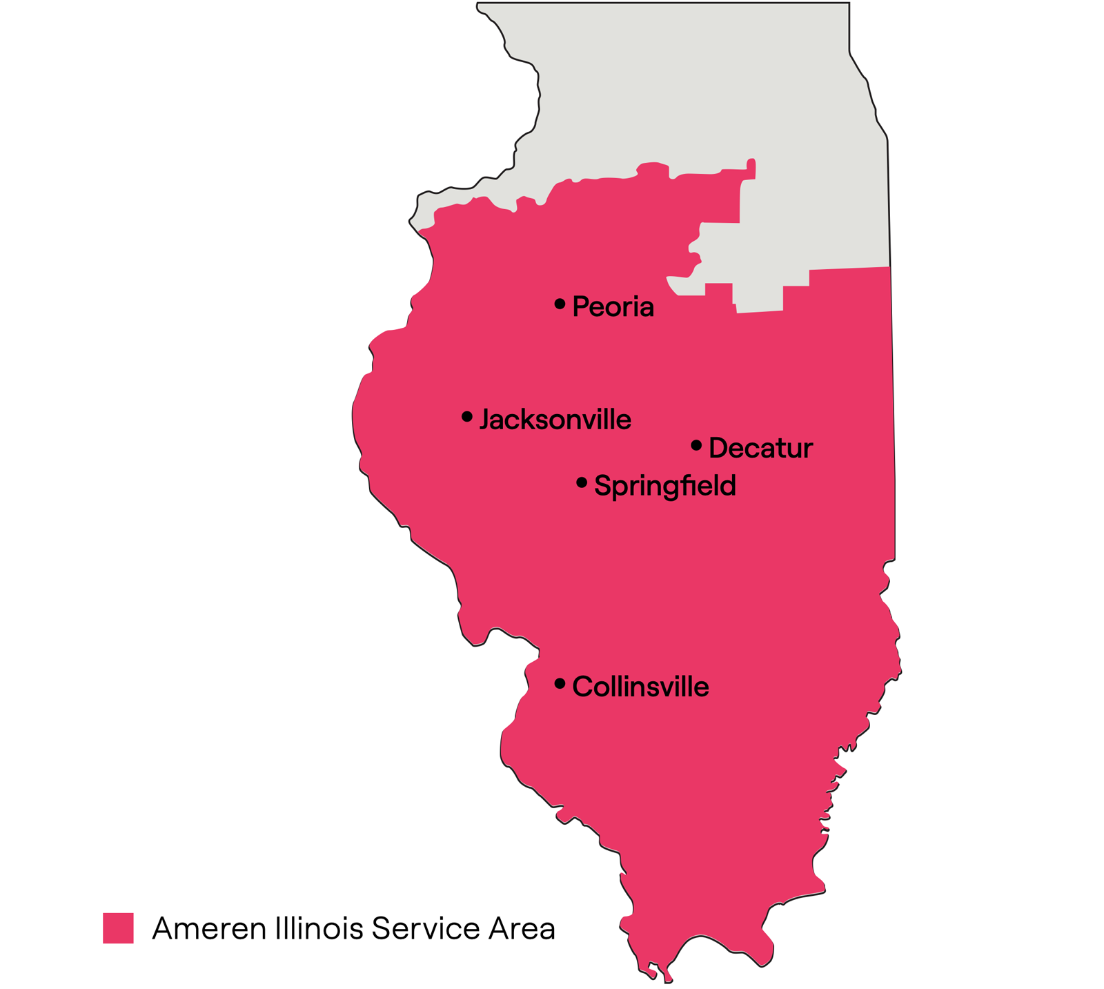 Ameren Illinois Demand Response territory map