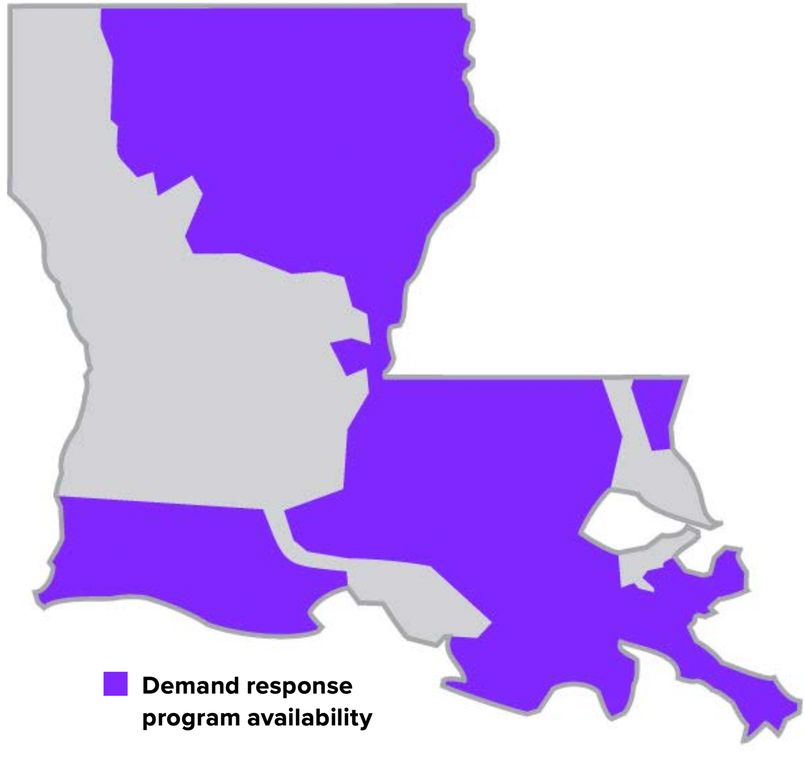 CenterPoint Indiana Demand Response territory map