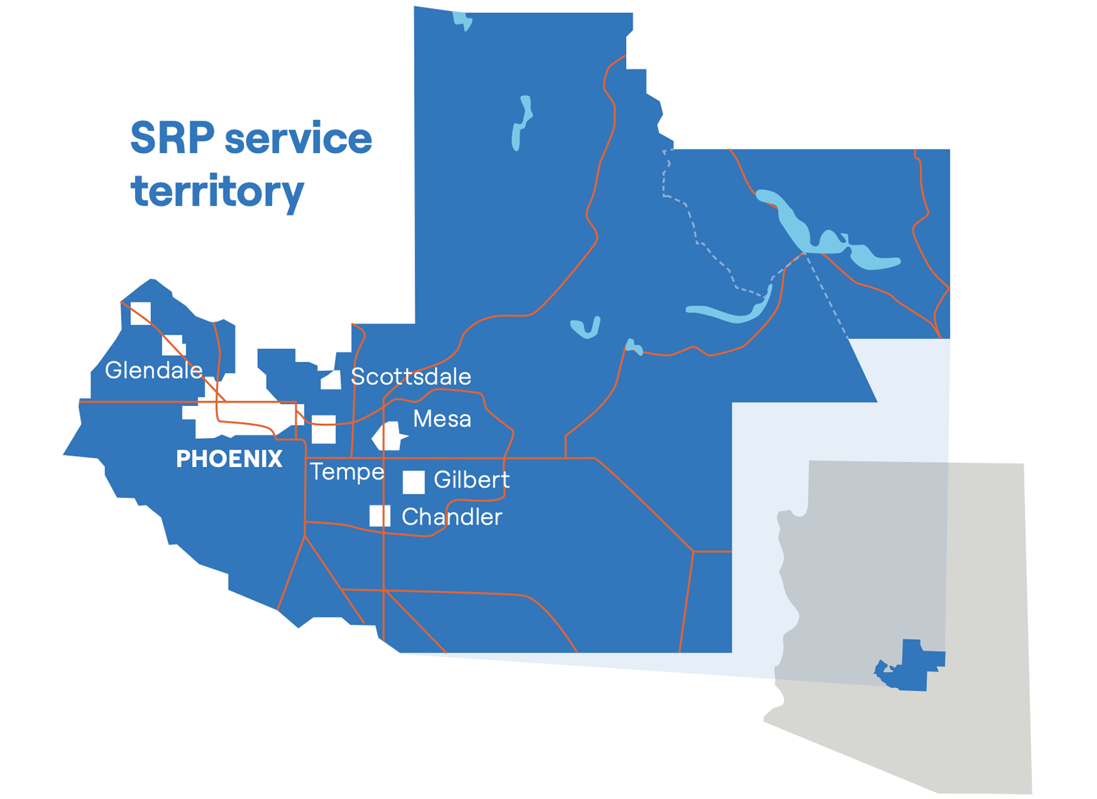 Salt River Project Demand Response territory map